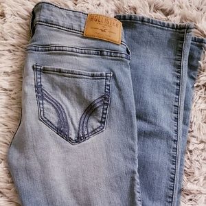 Distressed Bootcut Jeans